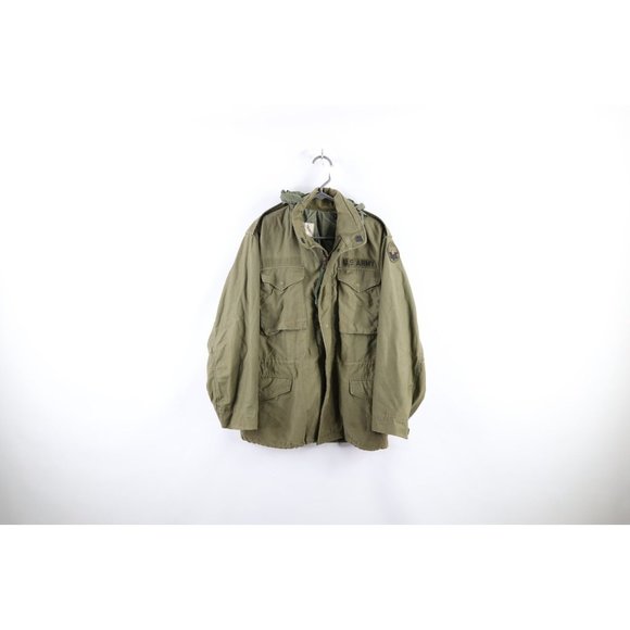 Vintage 1972 US Army 9th Infantry OG 107 M65 Cold Weather Field Jacket Vietnam